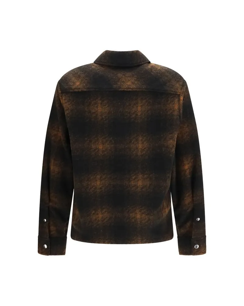Moncler Men's Brown Polyester Jacket Clothing Brown