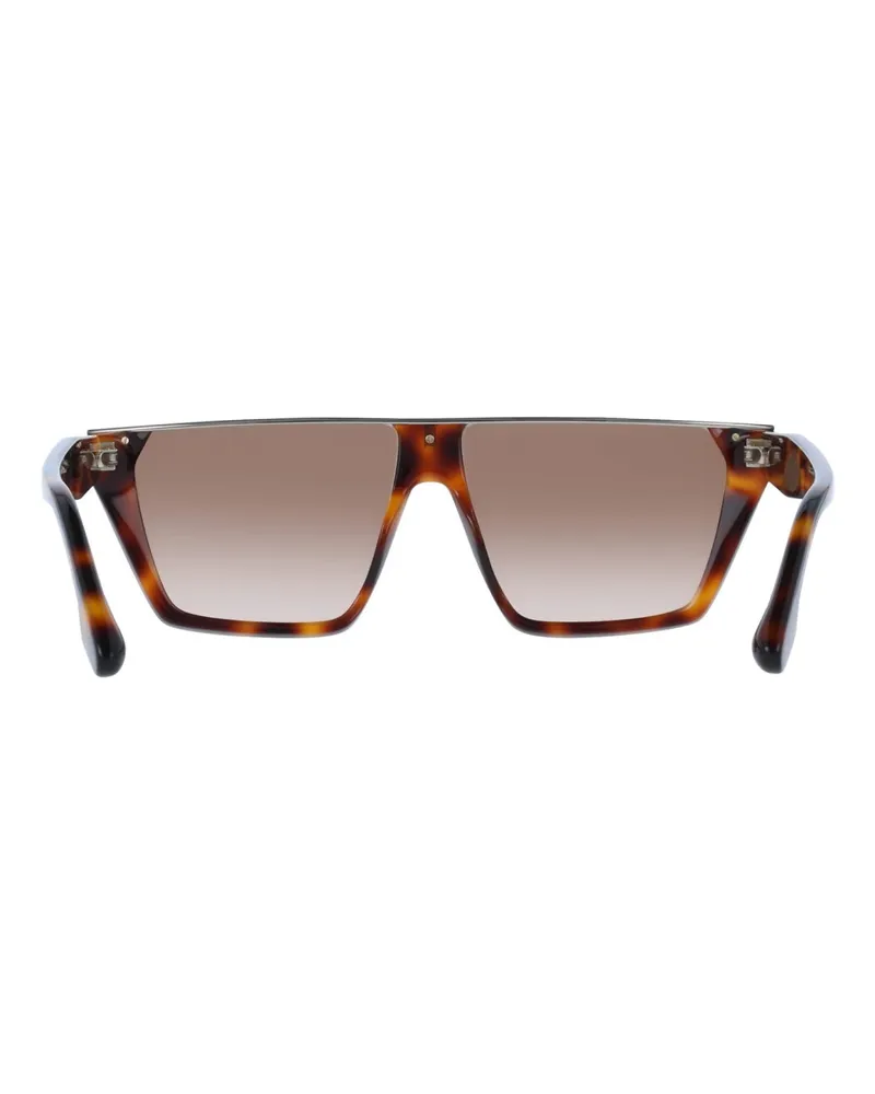 Victoria Beckham Women's Vb683s215 Logo Arm Sunglasses Brown Acetate Brown