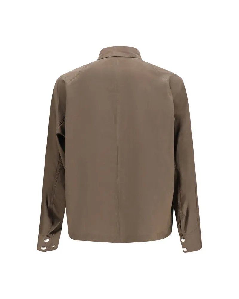 Sacai Men's Bicolor Cotton Coat Clothing Beige
