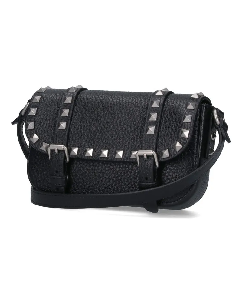 Valentino Garavani Men's I-Tech Black Calf Leather Black