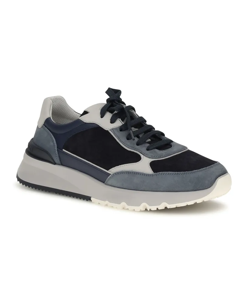 Brunello Cucinelli Calf Leather Sneaker — Navy Navy