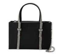 Women's Bow Midi Top Handle Bag Black Others