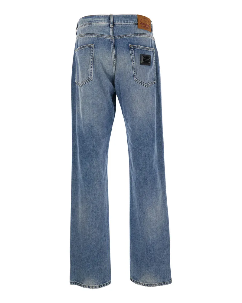 Dolce & Gabbana Men's Jeans Blue Denim Cotton Blue