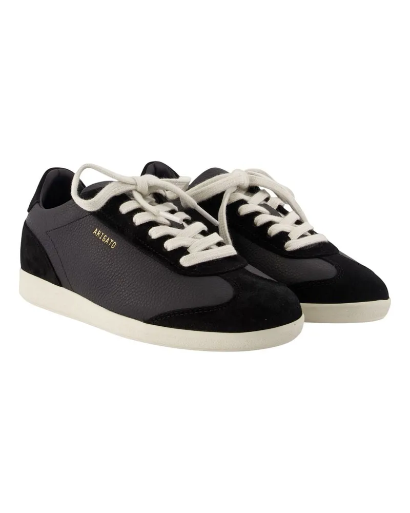 Axel Arigato Women's Zane Sneakers -  Leather Black Calfskin Shoes Black