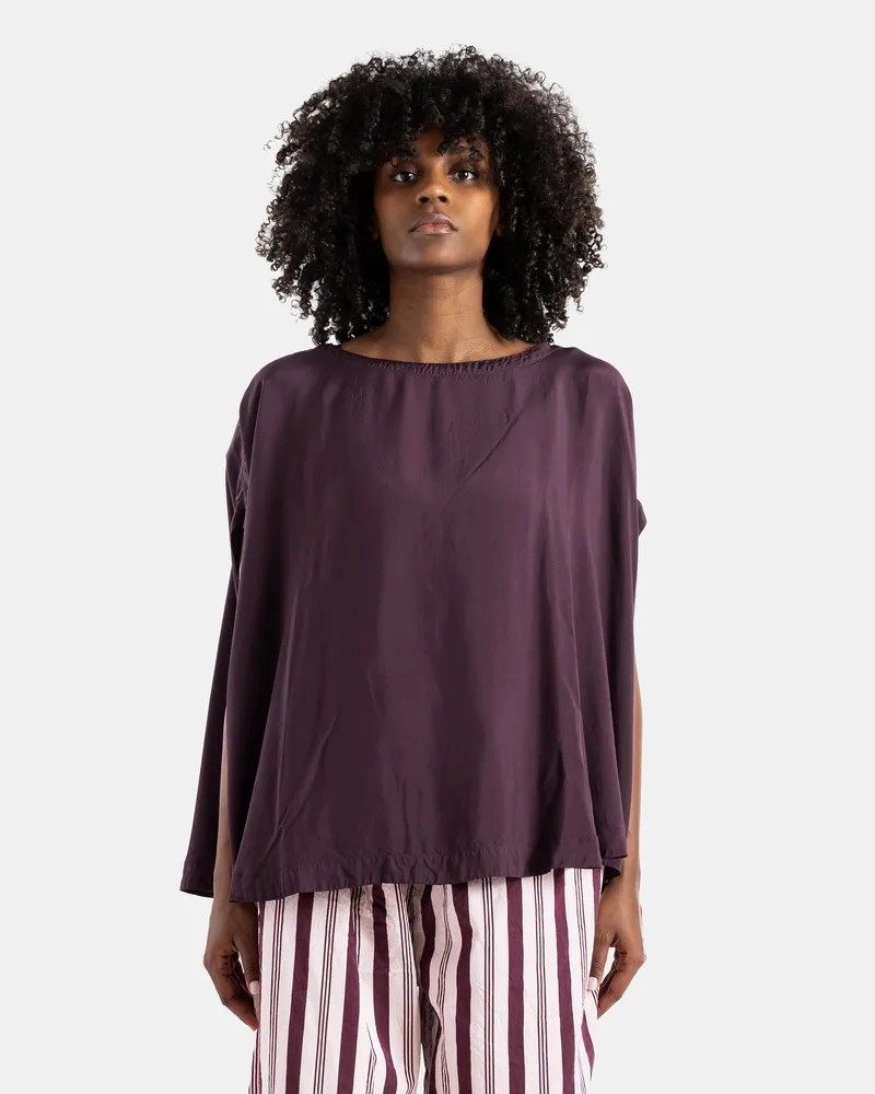 Casey Casey Women's Francesca Tulipy Prune Top Purple Purple