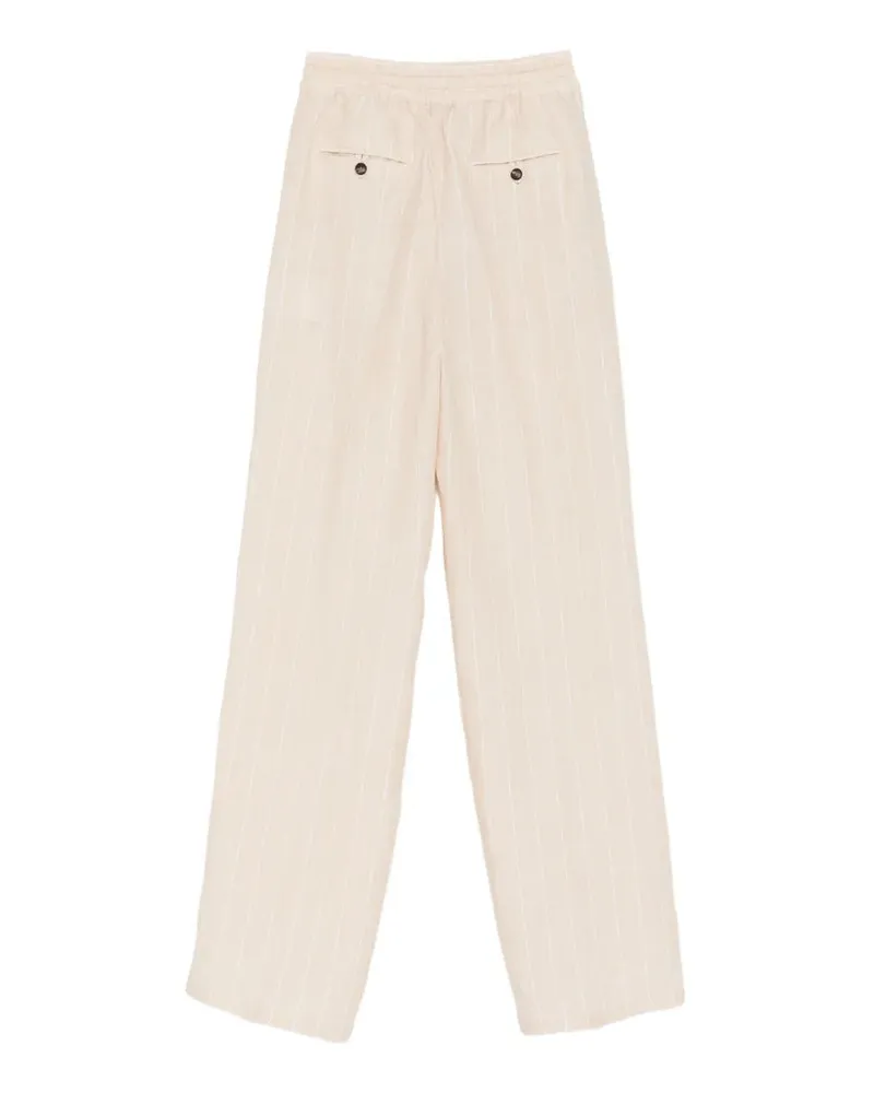 Kiton Women's Trousers Ss26 W Beige