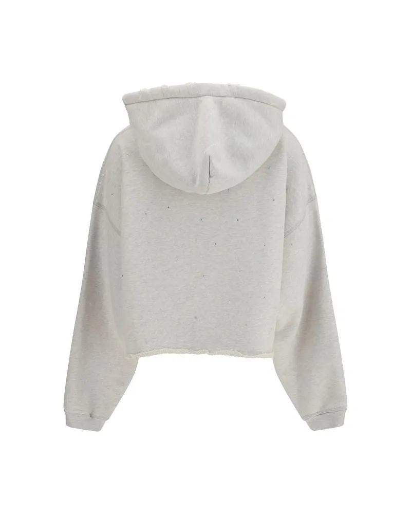 Golden Goose Women's Gray Cotton Sweatshirt Clothing Gray