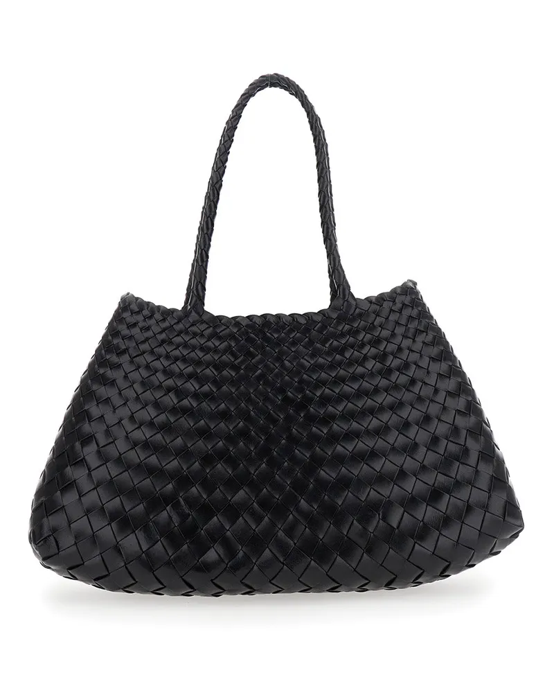 Dragon Diffusion Women's Crossbody Bag Santa Croce Black Leather Shoulder Black