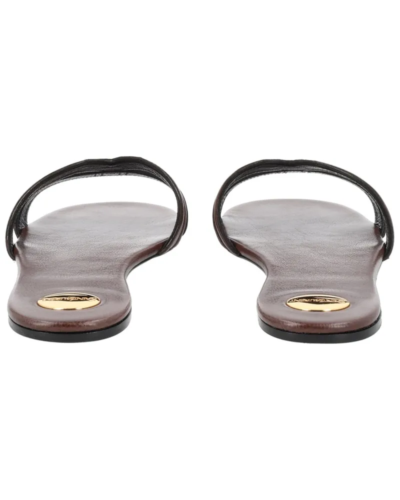 Saint Laurent Mabrouka Sandals — Brown Brown