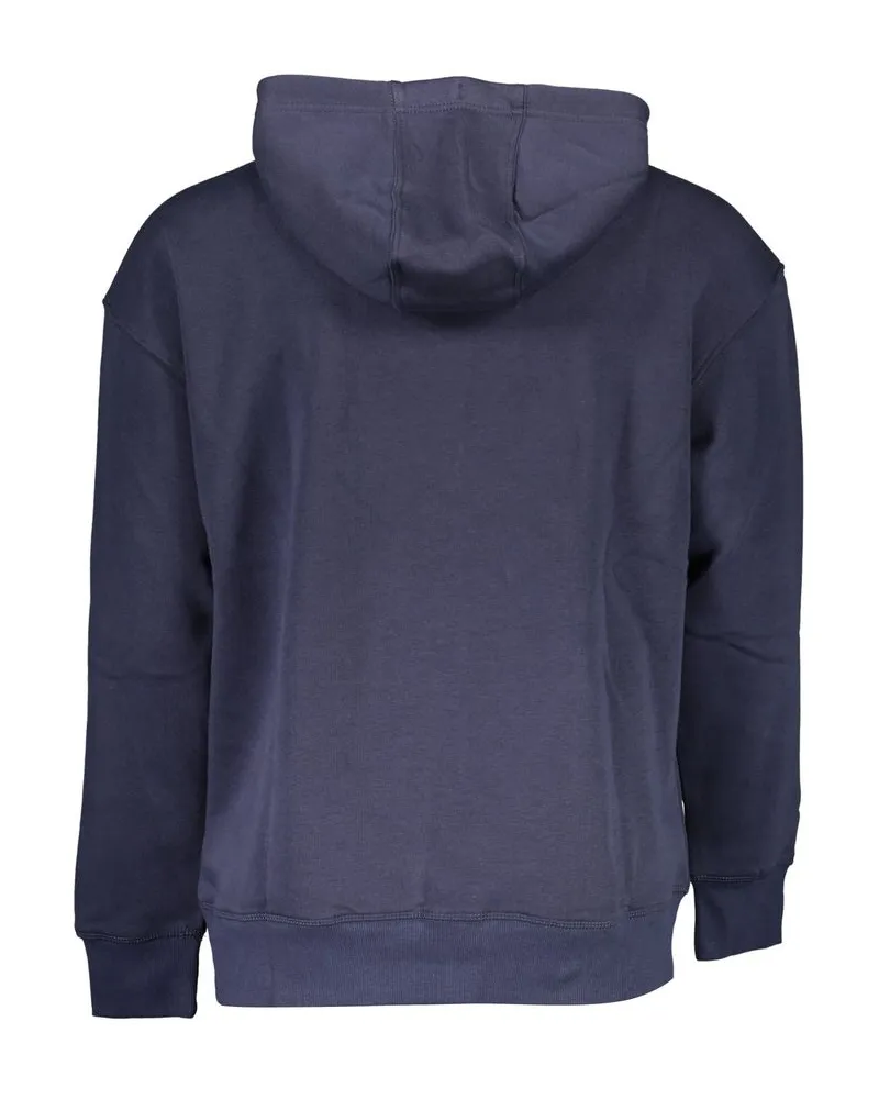 Tommy Hilfiger Embroidered Logo Hoodie — Blue Blue