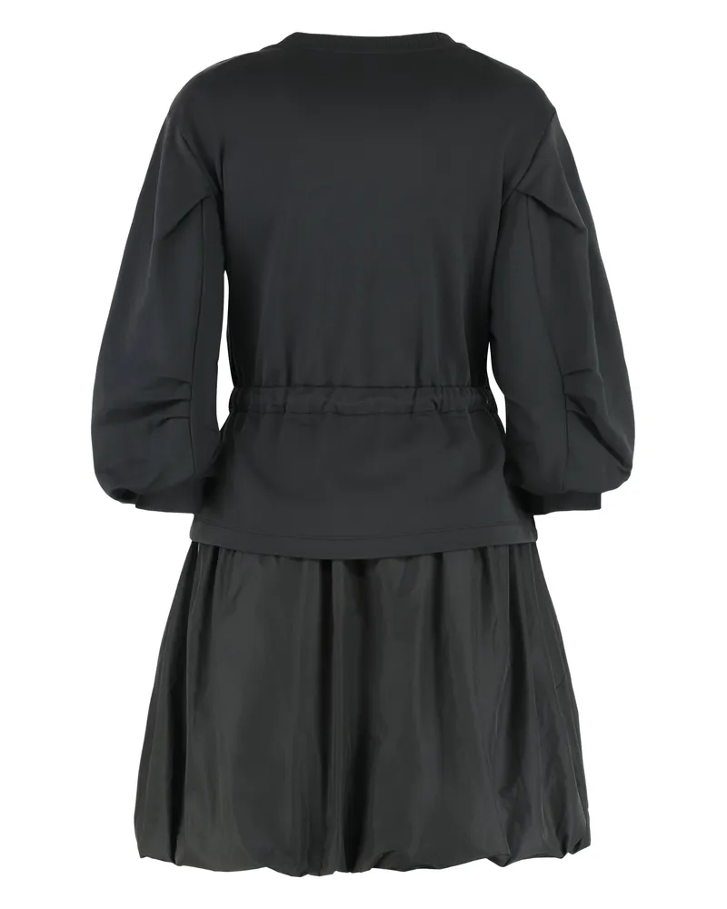 Moncler Women's Cotton Mini-Dress Black Black