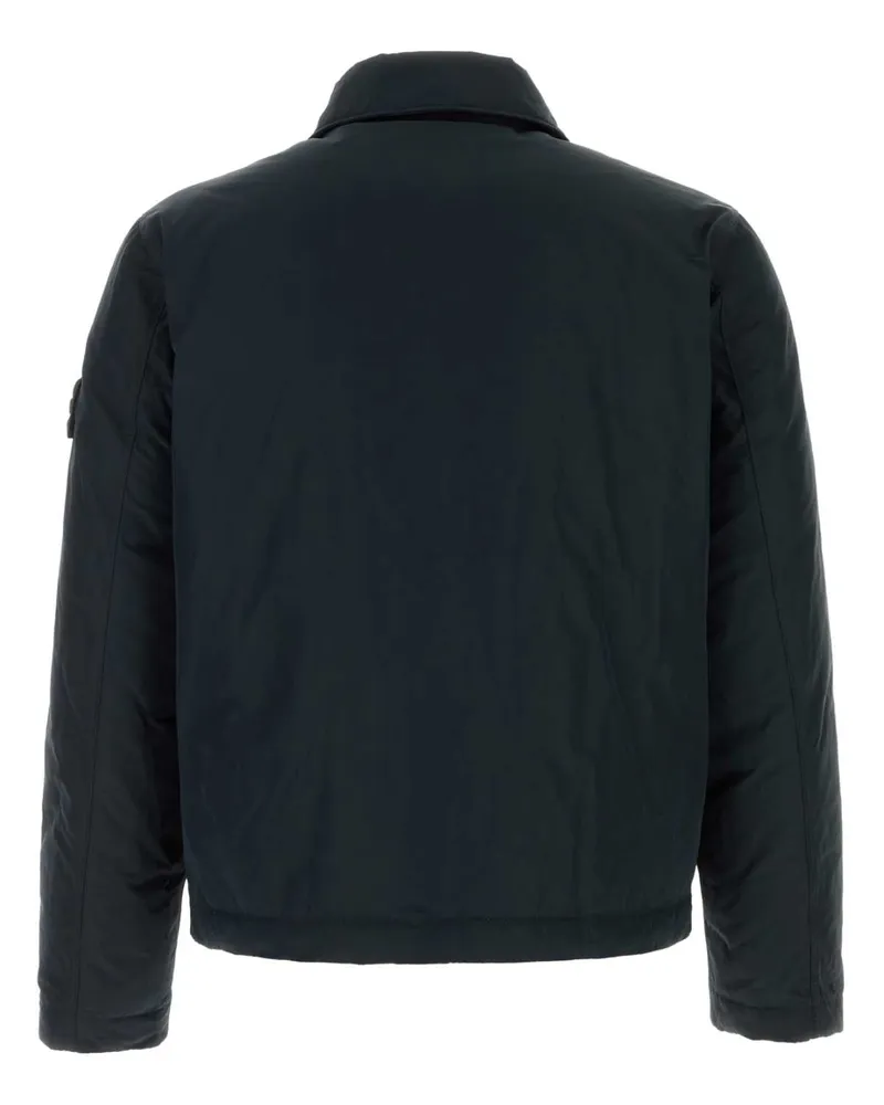 Stone Island Men's Midnight Blue Polyester Blend Down Jacket Giubbini Navy