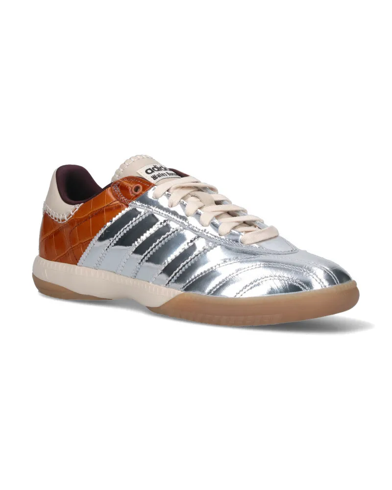 adidas Men's Adidas X Wales Bonner Sneakers Silver Leather Silver