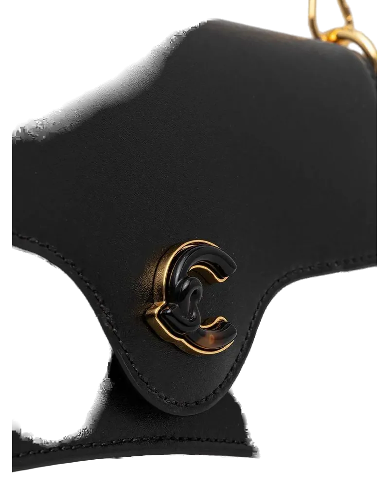 Coccinelle Women's Crossbody Bag Black Calf Split Leather - Crossbody-Bags Black