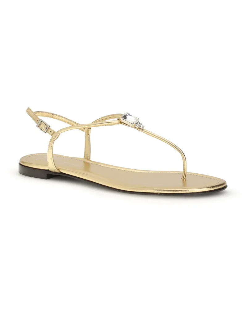 Giuseppe Zanotti Women's Sandals Pia Mizuki Gold Calf Leather Gold