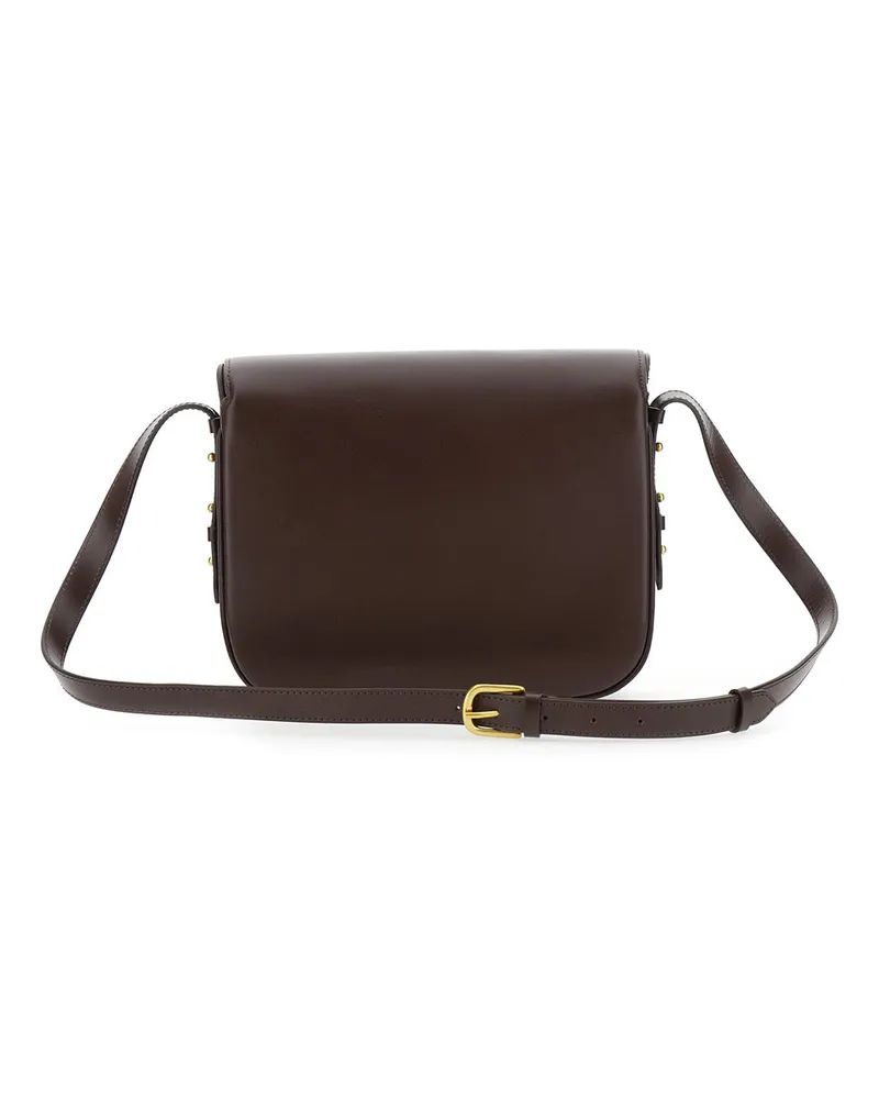 Soeur Women's Shoulder Bag Bellissima Maxi Brown Leather Brown