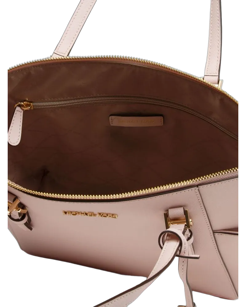 Michael Kors Women's Tote Powder Blush Leather Tote-bags Beige