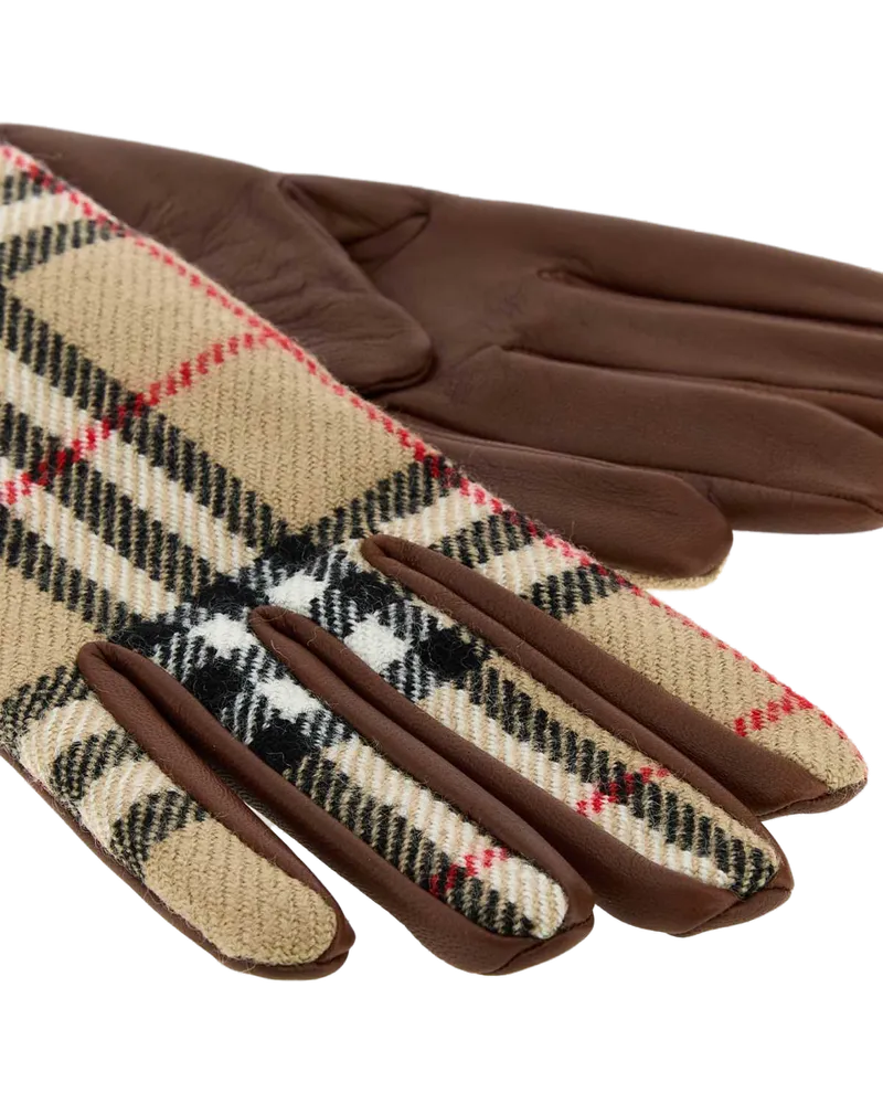 Burberry Wool Gloves — Beige Beige