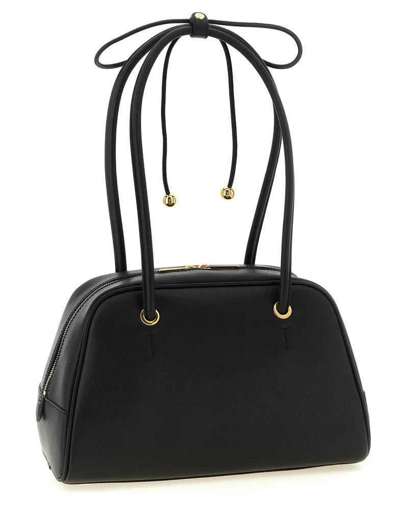 Furla Poppy M Shoulder Bag — Black Black