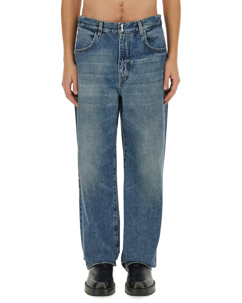 Givenchy Cotton Denim Jeans — Blue Blue