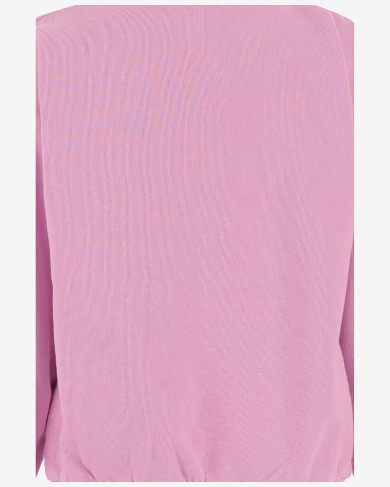 BOBO CHOSES Girls Knit Jumper Pink Cotton Sweater Pink
