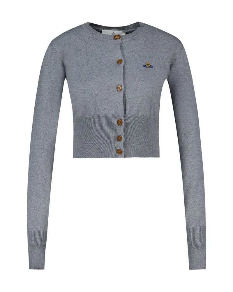 Vivienne Westwood Women's Cardigan Grey Cotton Grey