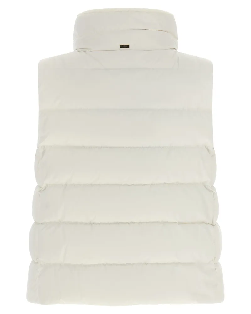 Herno Quilted Puffer Vest — White White