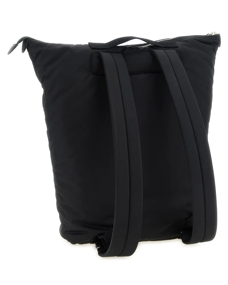Maison Margiela Men's Black Polyamide Backpack Black