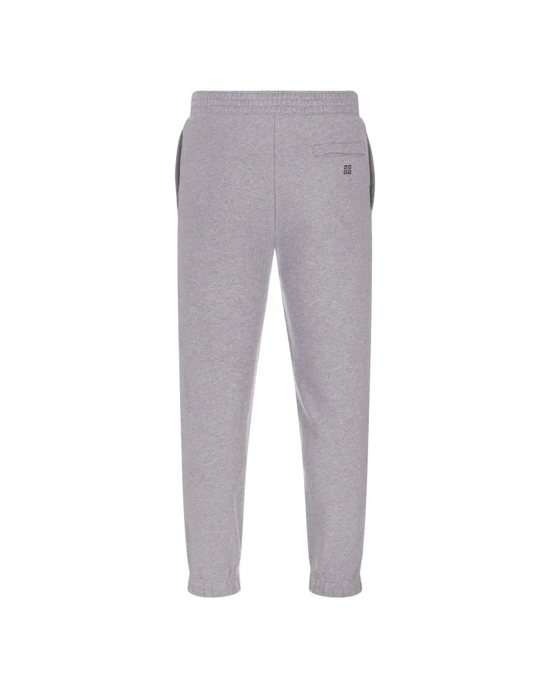 Givenchy Men Gray Cotton Joggers (workout Pants Gray