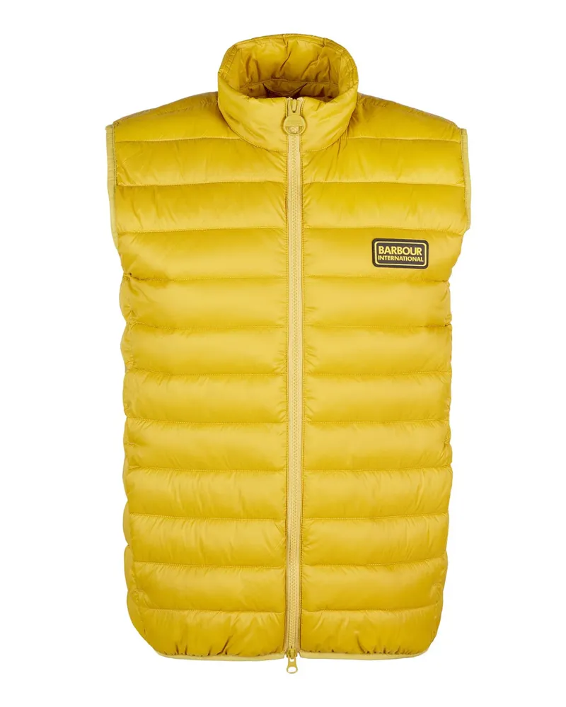 Barbour Men Racer Reed Gilet Vest Yellow Clothing > Coats & Jackets Yellow