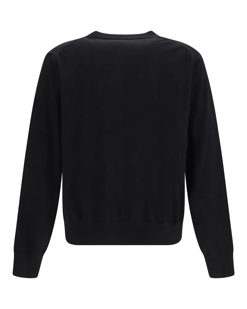 Vivienne Westwood Men's Alex Sweater Black Cotton; Kashmir-Capra Hircus Kashmir/capra Black