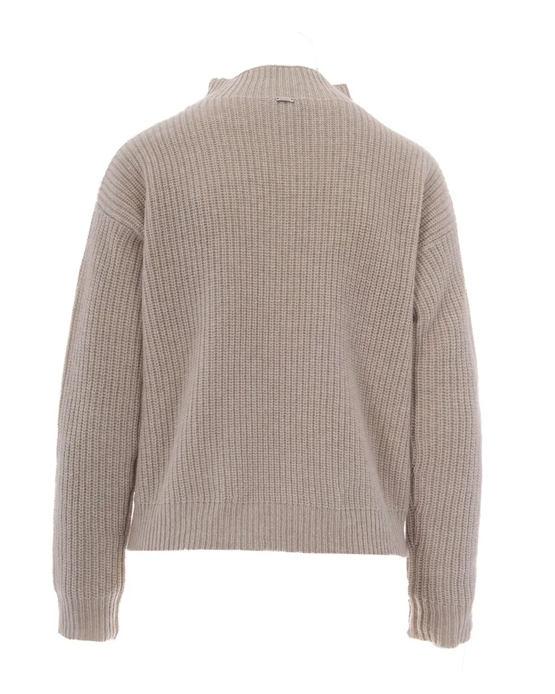 Herno Women's Wool Jumper Chantilly Jumpers Sweater Beige