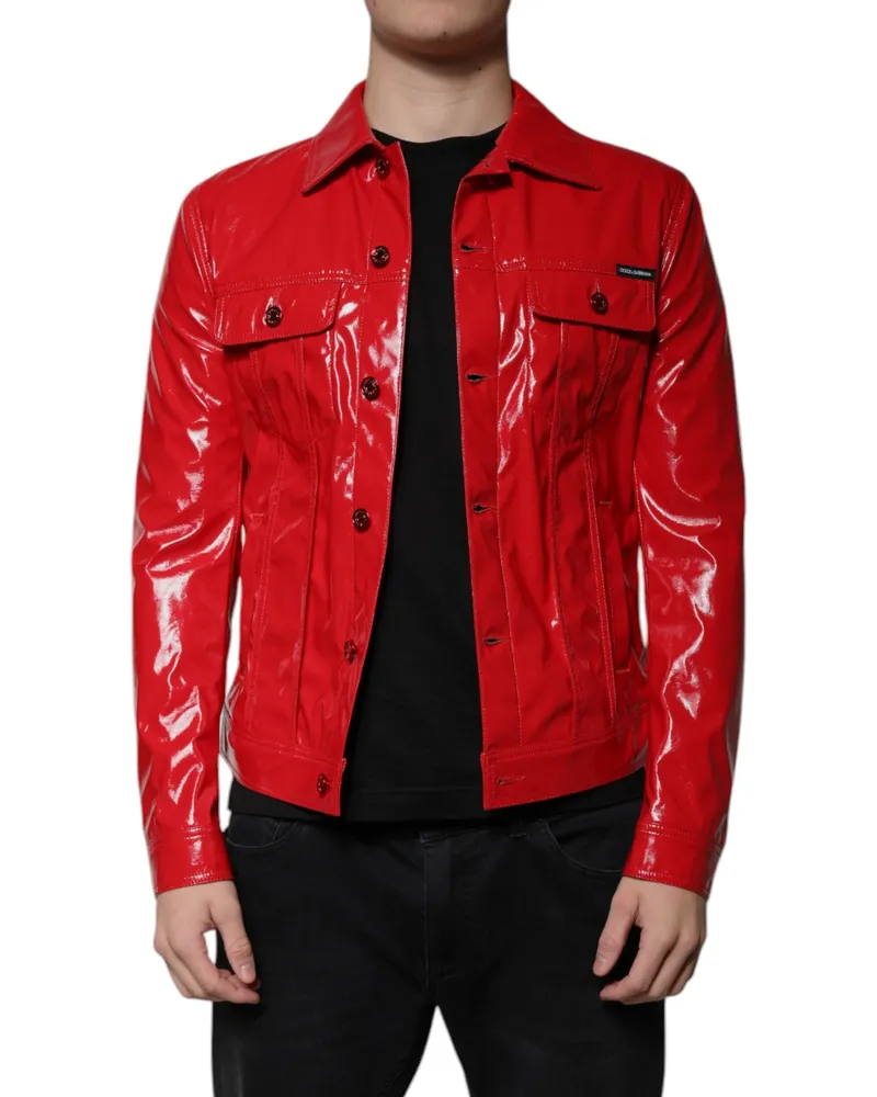 Dolce & Gabbana Biker Jacket — Red Red