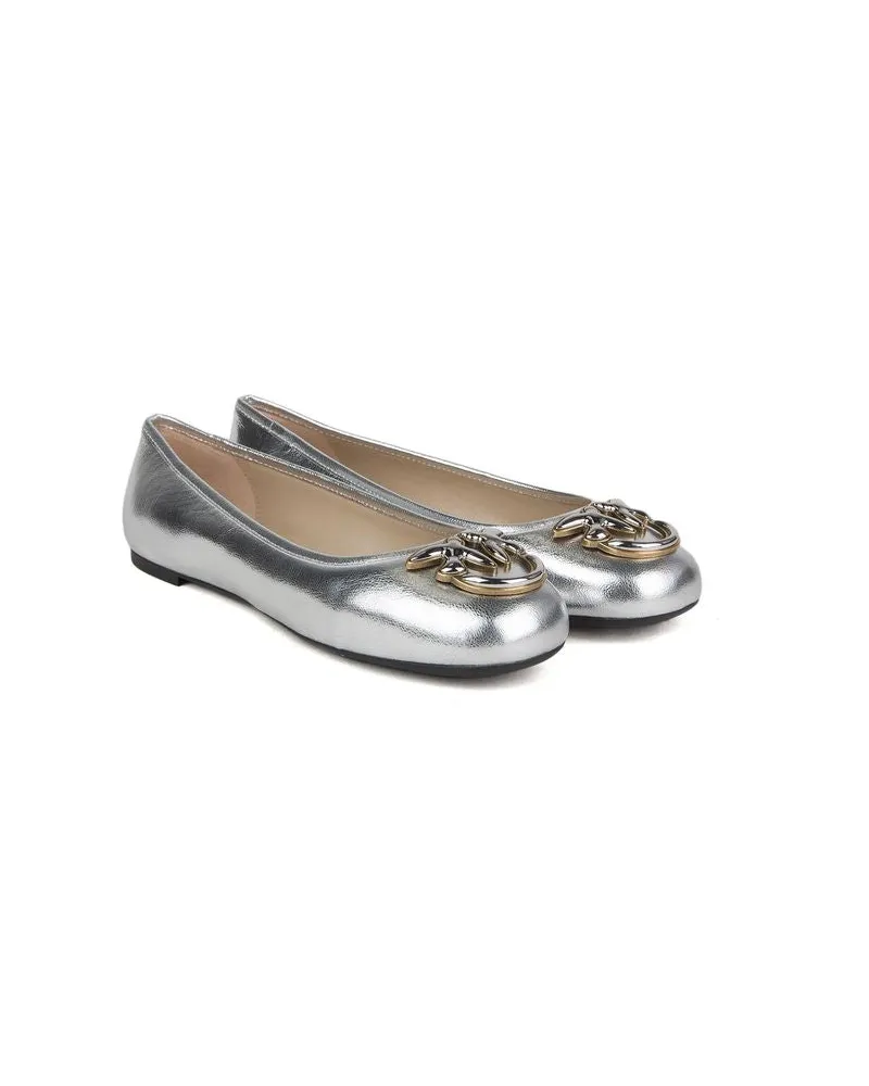 Pinko Women's Ballerinas Silver Footwear Silver