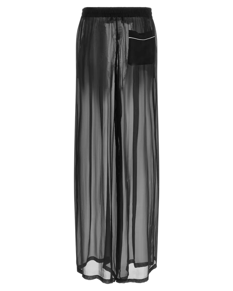 Dolce & Gabbana Women's Black Silk Casual Pants Black