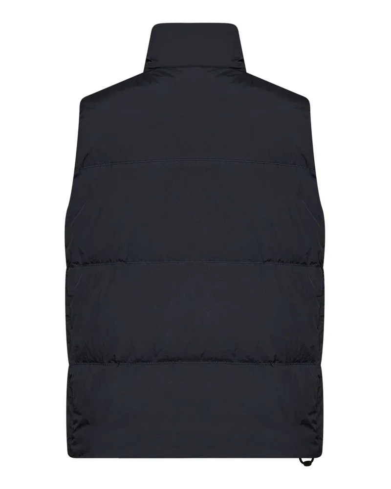 Stone Island Men's Padded Vest Blue Nylon Polyamide Bomber Jackets Blue
