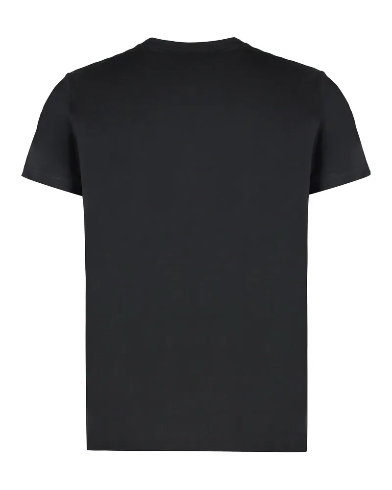 K-Way Men's Le Vrai Edouard Cotton Crew-Neck T-Shirt Black T-Shirts And Polos Black