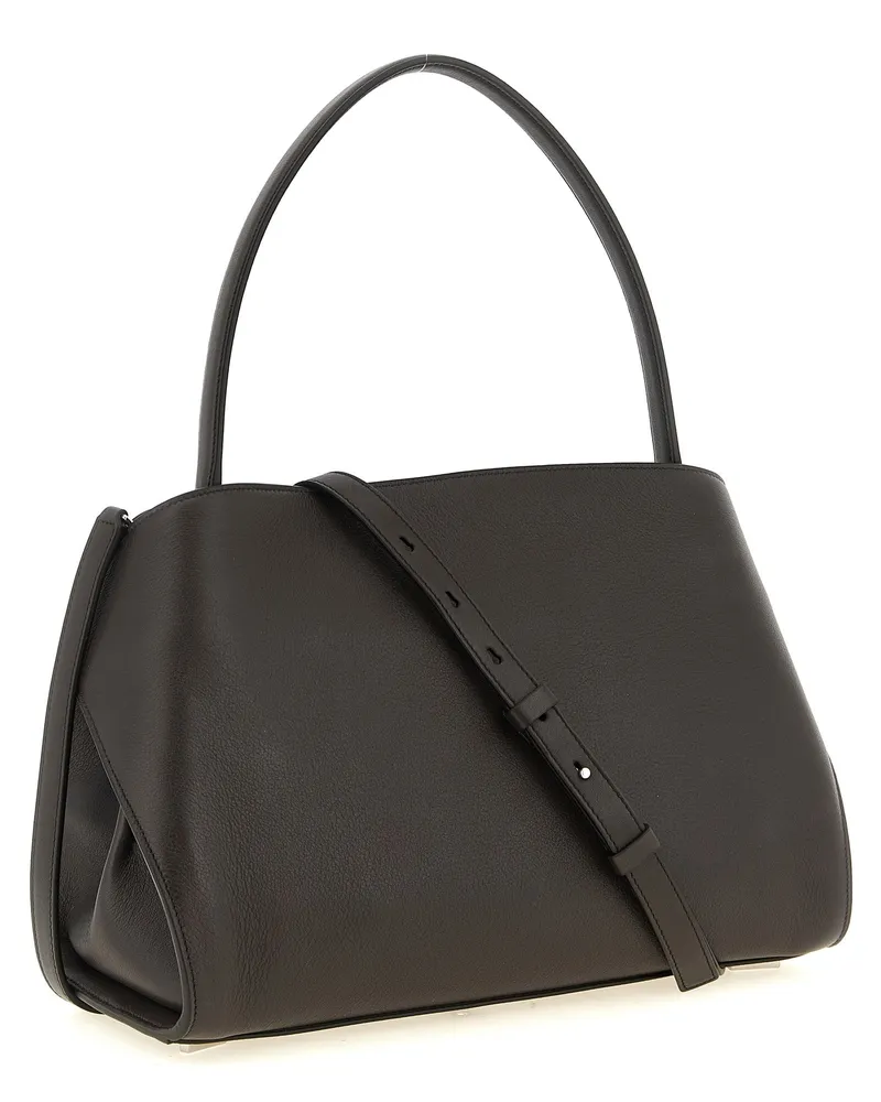 Ferragamo Calfskin Leather Shoulder Bag — Brown Brown