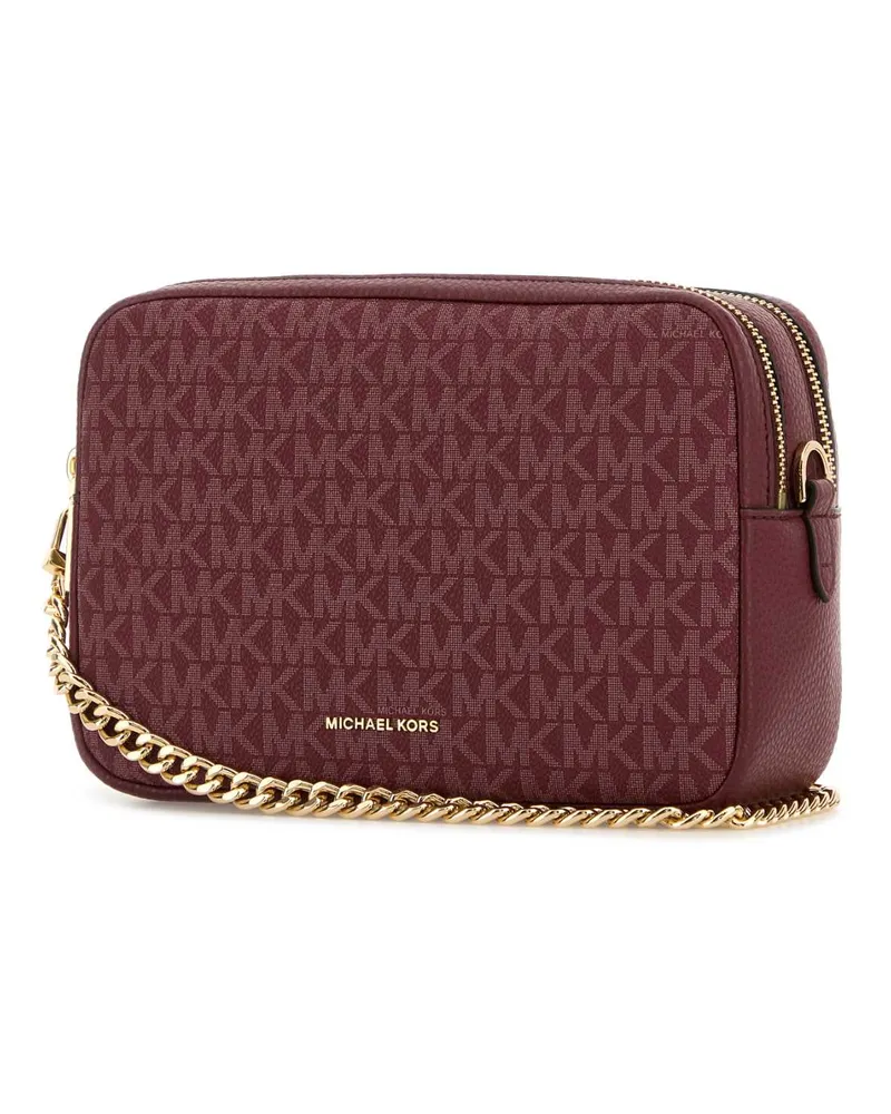 Michael Kors Women's Tyrian Purple Canvas Medium Bryant Shoulder Bag Mulberry 89.pvc Borse A Tracolla Purple