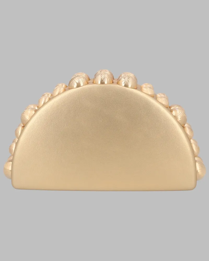 Cult Gaia Gili Clutch — Gold Gold