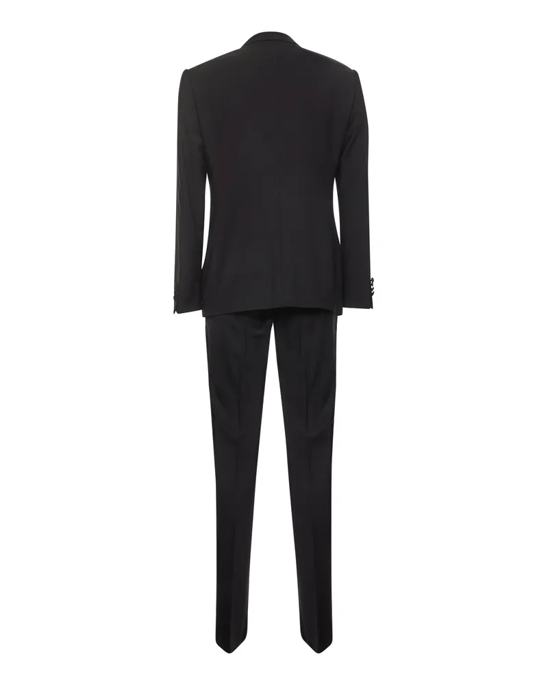 Giorgio Armani Men's Tuxedo Suit, Virgin Wool, Black Suits Black