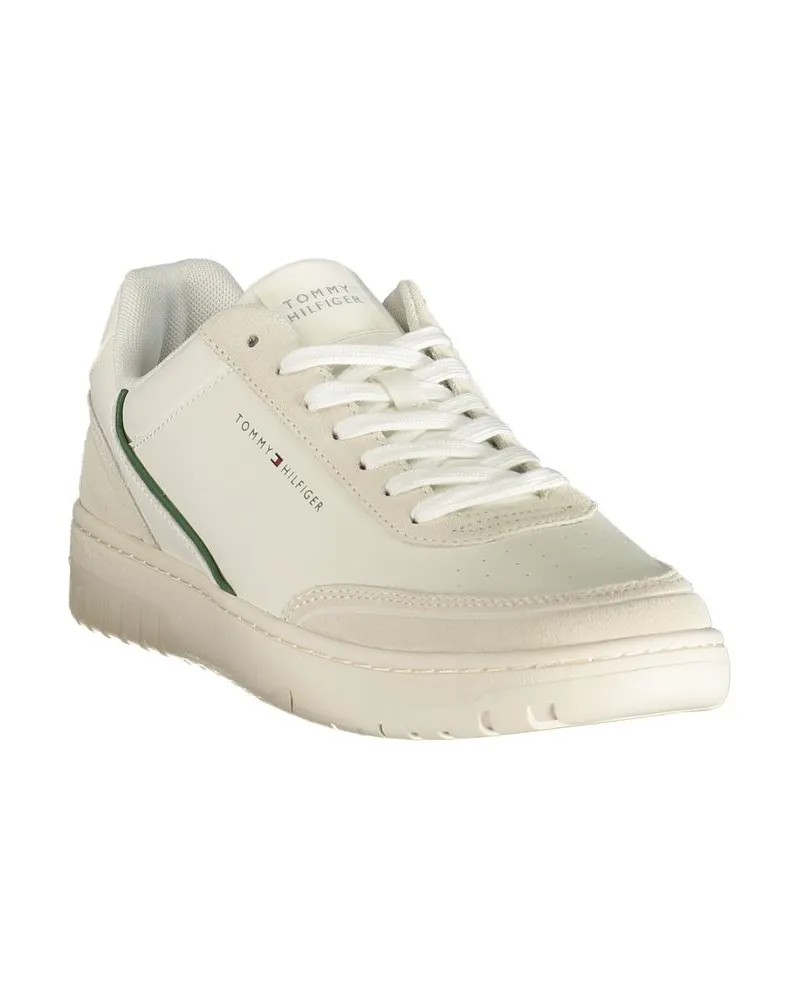 Tommy Hilfiger Color-Block Canvas Sneaker — White White