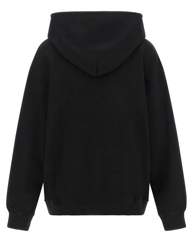 Maison Margiela Numeric Signature Patch Hoodie — Black Black