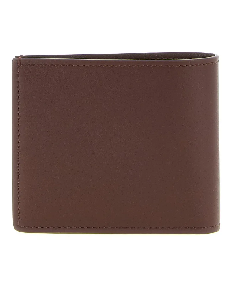 Brunello Cucinelli Smooth Leather Wallet — Brown Brown