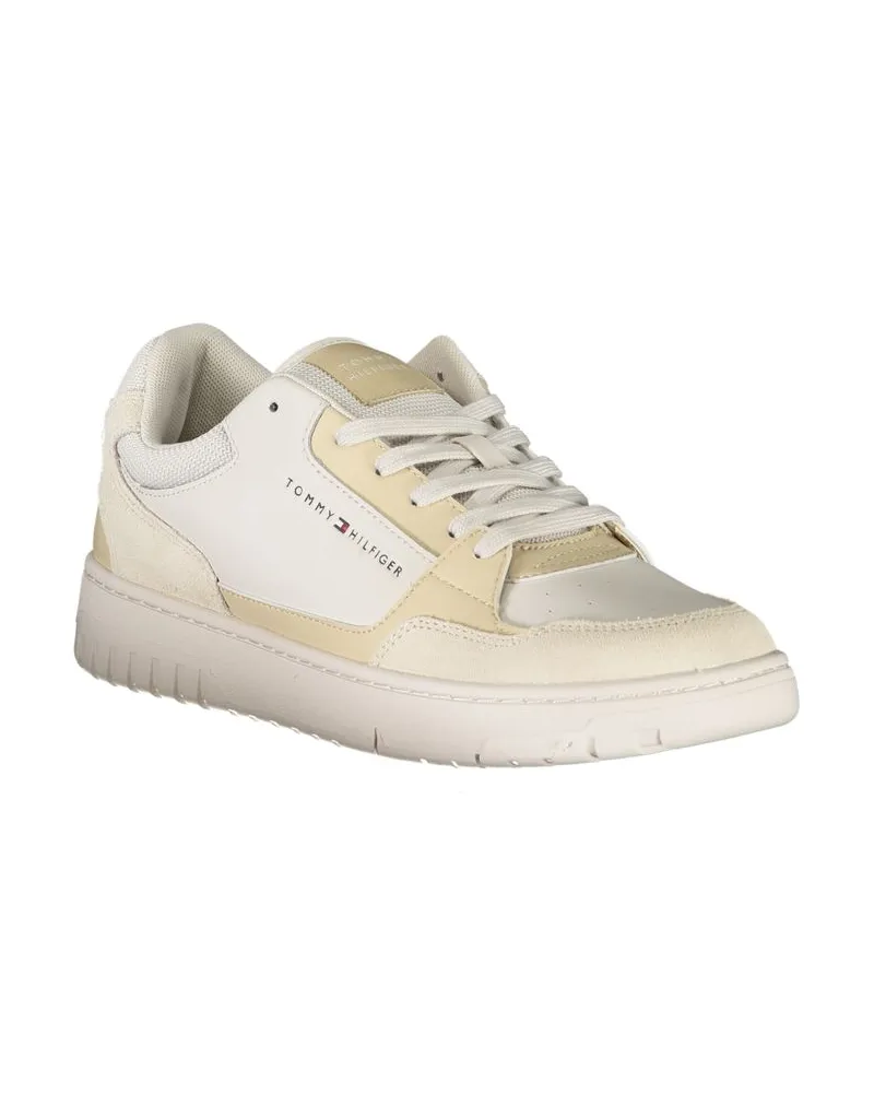 Tommy Hilfiger Colorblock Polyurethane Sneaker — Beige Beige