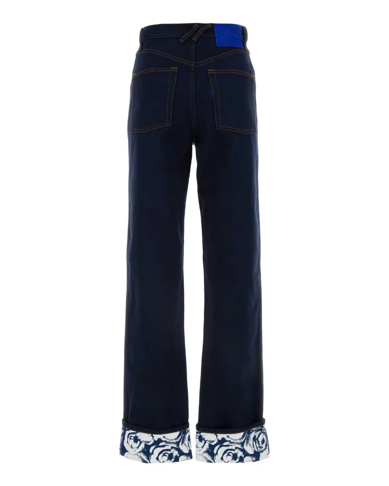 Burberry Women's Denim Jeans Indigoblue Exterior: Cotton Navy