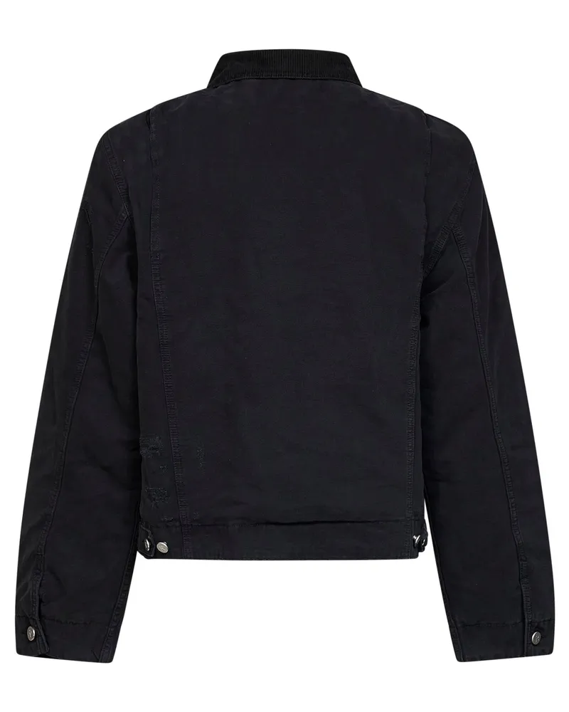REPRESENT Men's Jacket The Work Black Cotton Denim Bomber Black