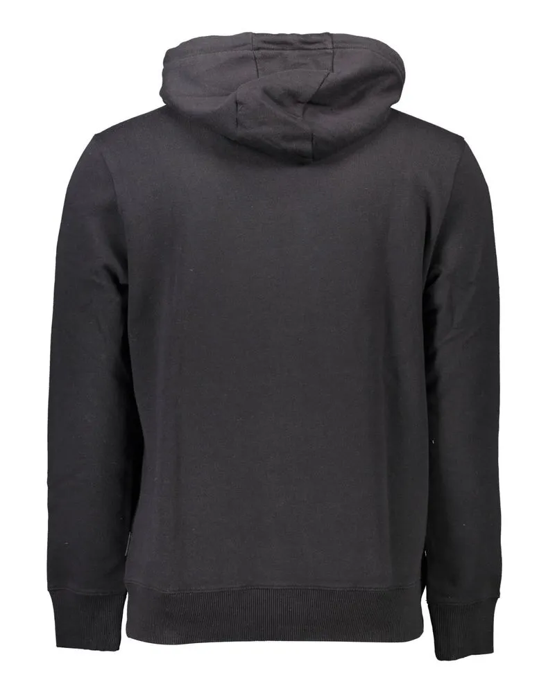 Napapijri Cotton-Blend Hoodie — Black Black