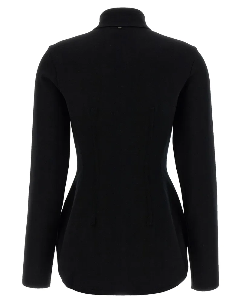 SPORTMAX Women's Black Viscose Blouse Black