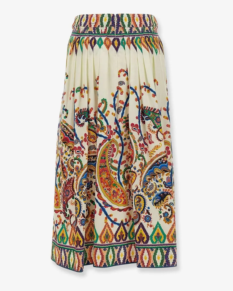 Etro Women's Multicolor Cotton Skirt Multicolor